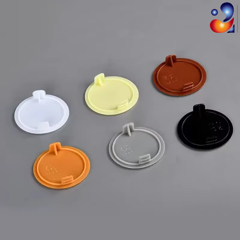 Furniture Hardware Connectors - Okrągłe plastikowe zaślepki na zawiasy meblowe,