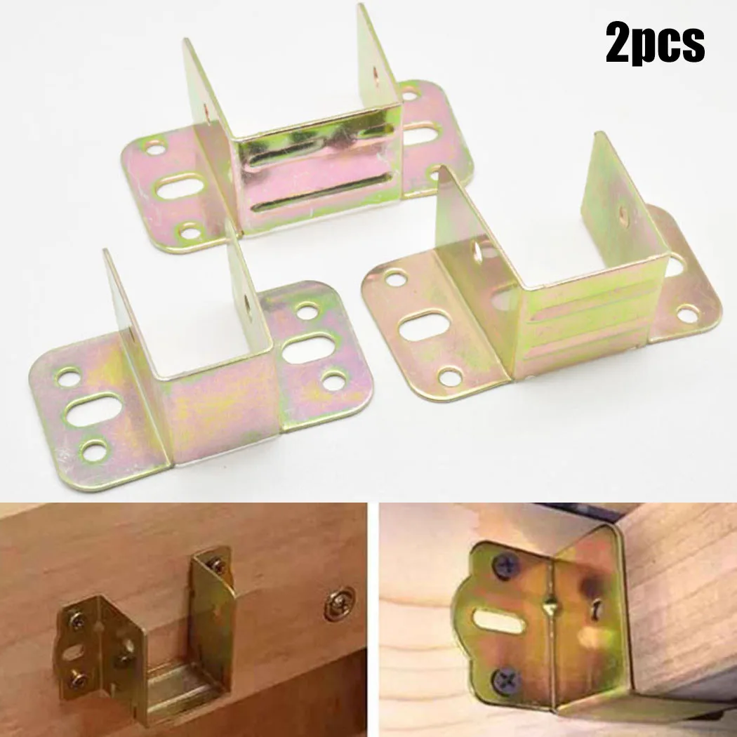 2 szt. Metalowy wspornik łóżka – Furniture Hardware Connectors recenzja i cena