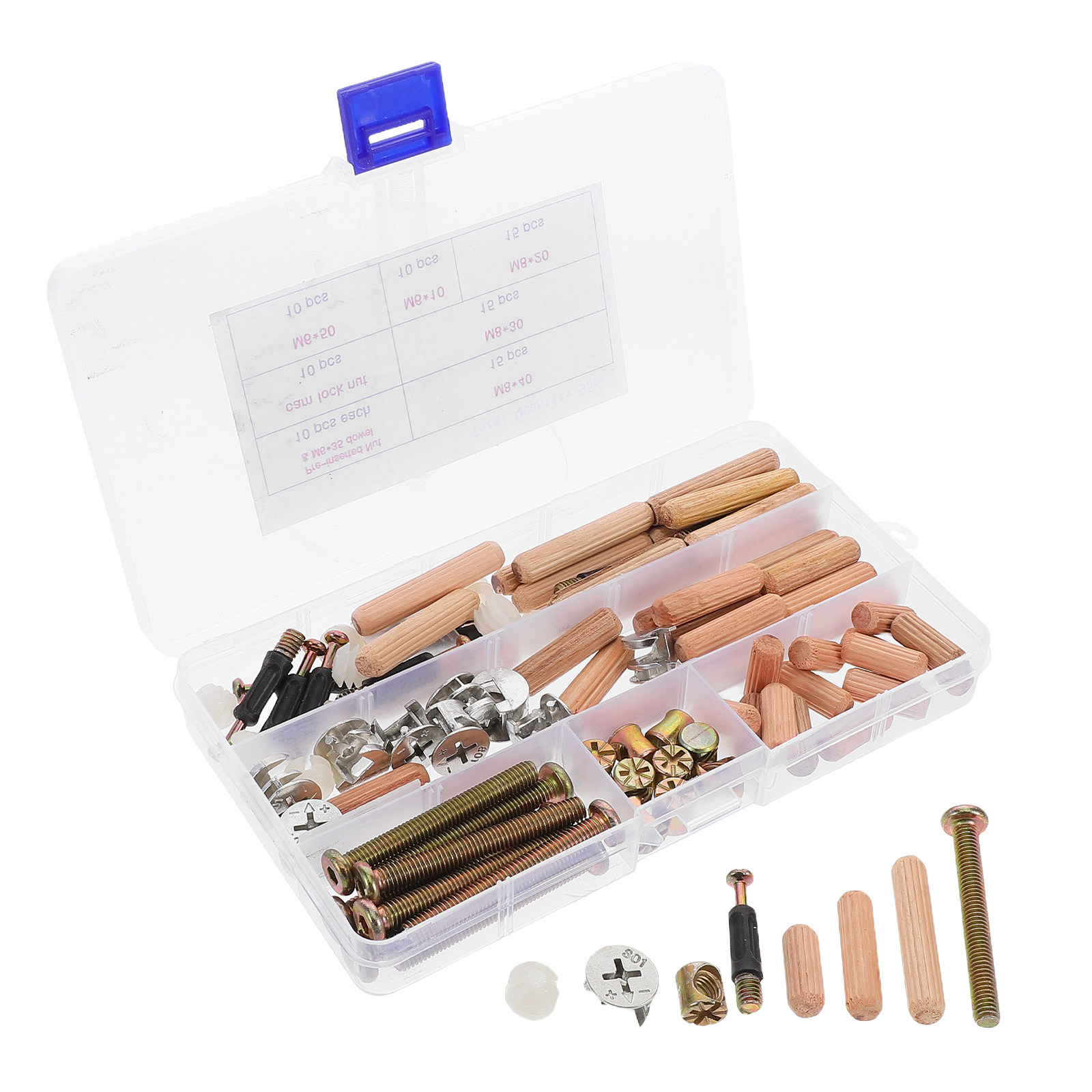 Zestaw 95 elementów do montażu – Furniture Hardware Connectors recenzja i cena