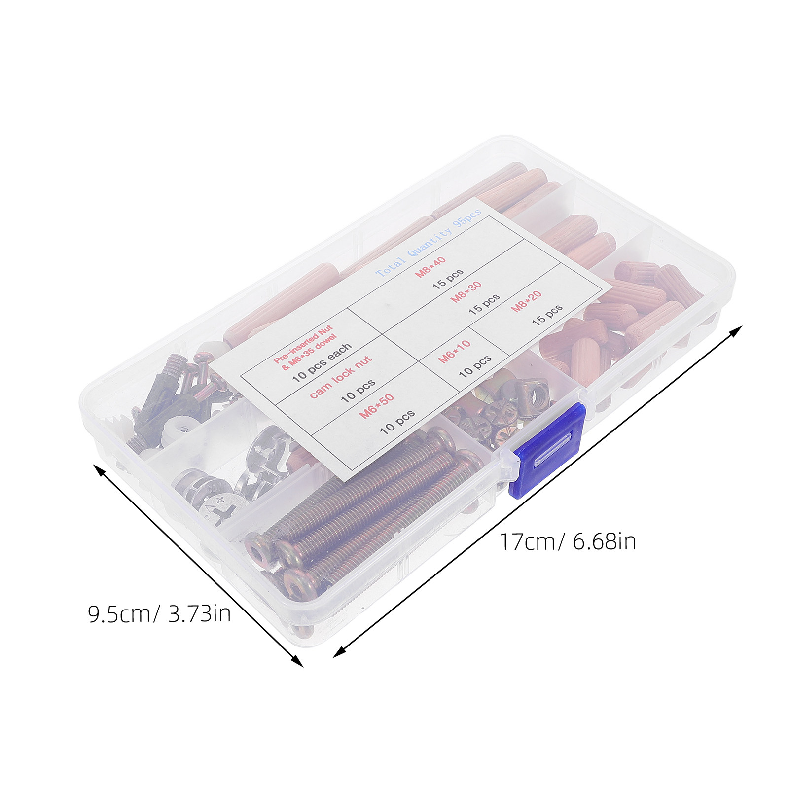 95 szt. Zestaw łączników do łó – Furniture Hardware Connectors recenzja i cena