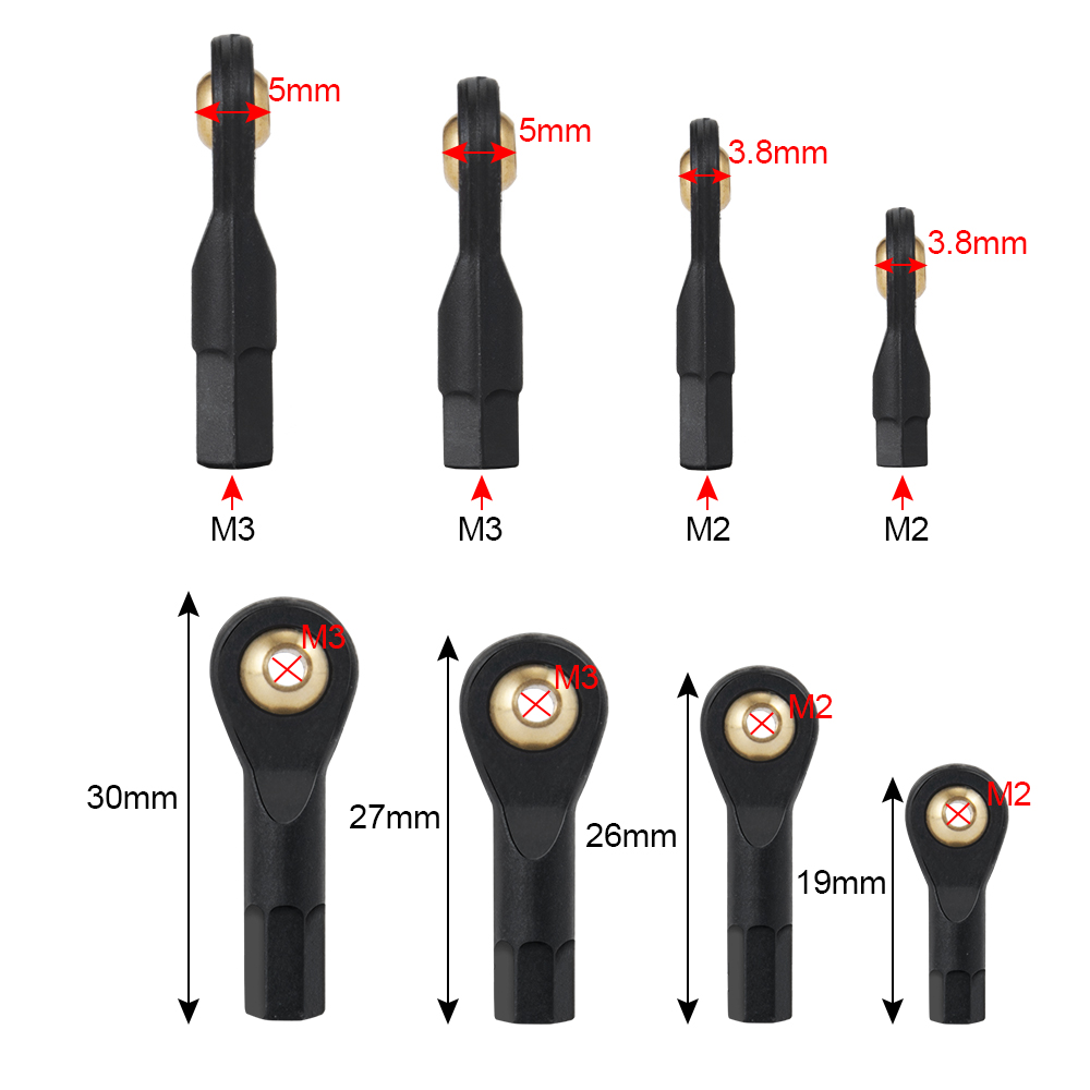 AXSPEED 10PCS M2 M3 Uchwyt gło – Joint Connector Bracket recenzja i cena